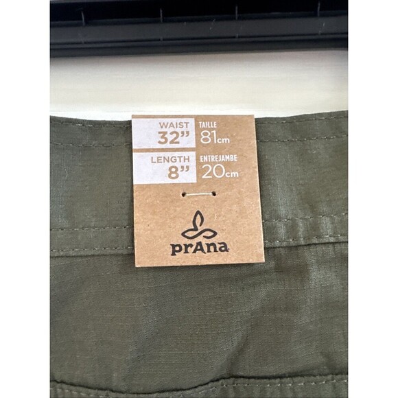 Prana Mens 32X8 Green Standard Fit Double Peak Cargo Shorts #1968441 - Picture 2 of 5